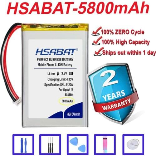 Top Brand 100% New 5800mAh Battery for Charm Opus Opus1 Opus2 Player 1 2 in stock