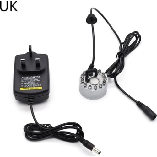 Ultrasonic Mist Maker Generator Fogger Nebulizer Water Fountain LED Air Atomizer