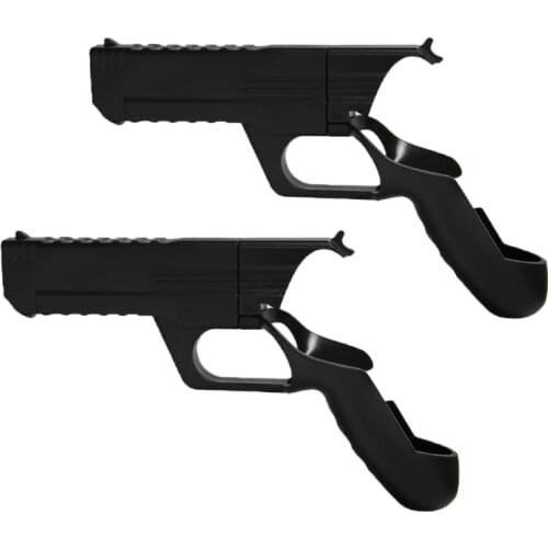 1 Pair) VR Controller Gun Case Compatible for -Oculus Quest 2 Games Easy-Install Hard PC Shell black for -Oculus Quest 2