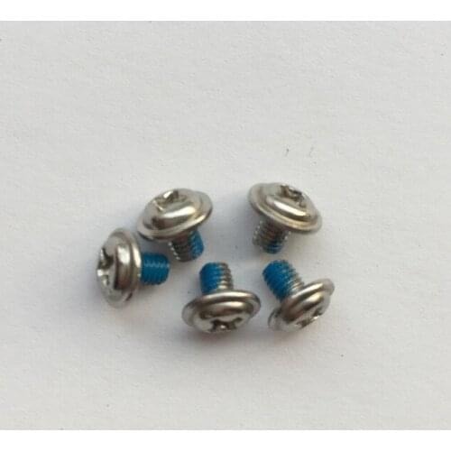 20pcs M5 nickel plated Phillips round head with pad dispensing anti-loosening screw cross pan headed bolt DIN967 6mm-20mm long