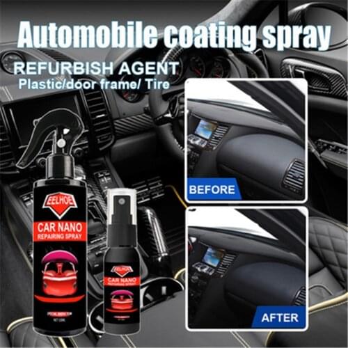 50 ML Ceramic Spray Coating Car Polish Spray Sealant Top Coat Quick Nano-Coating Coat Care Waterless Wash Shine Car Accessories