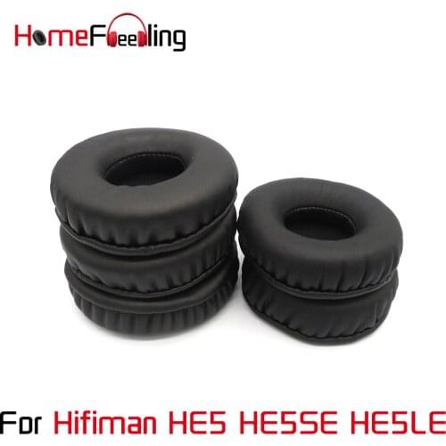 Homefeeling Ear Pads for Hifiman HE5 HE5SE HE5LE Headphones Thicken Velour Ear Cushions Sheepskin Leather Earpads Replacement