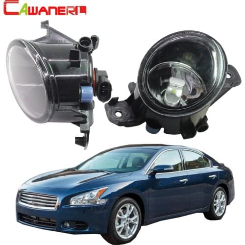 Cawanerl For Nissan Maxima 2009 2010 2011 2012 2013 2014 2015 Car Styling Fog Light Lampshade + H8 / H11 LED / Halogen Bulb 12V