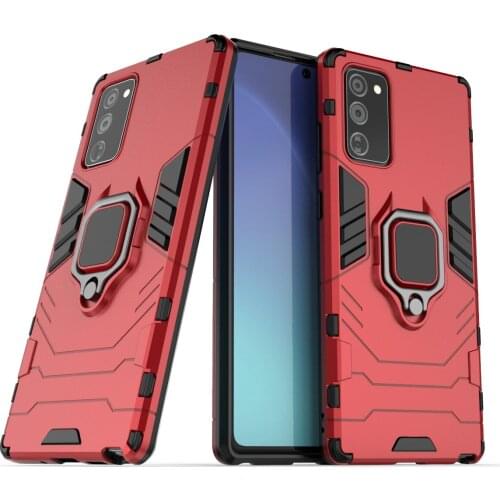 50pcs Magnet Suction Armor Hard Case Kickstand Cover Shockproof With Stand For Samsung Galaxy S21 Plus S20 FE Note 20 Ultra