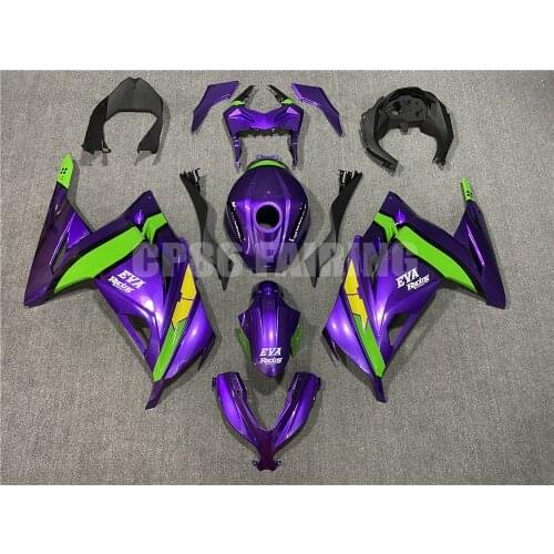 For Kawasaki NINJA300 EX300 NINJA250 Ninja 300 13-17 NINJA Sticker Fairing Kit Fit ABS Plastic Racing Fairing High Quality EVA