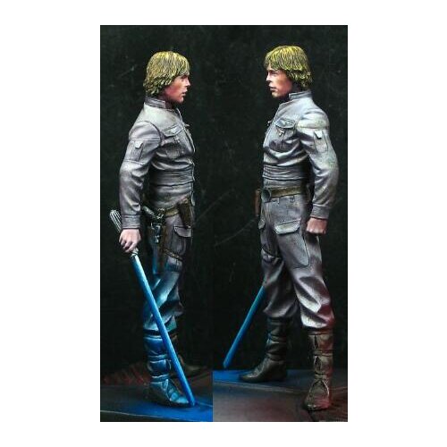 New Unassembled 1/24 75mm ancient stand man with base 75mm Resin Figure Unpainted Model Kit