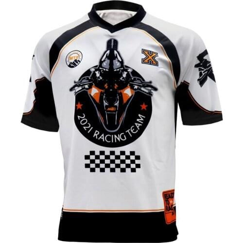 Summer short sleeve Mountain Bike Motocross Jersey BMX DH MTB Bicycle top T-Shirt Sportswear Downhill wear