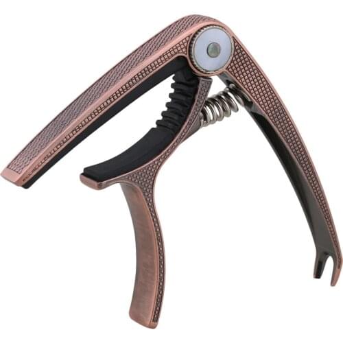 One Handed Trigger Guitar Capo for Electric and Acoustic Guitars