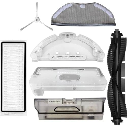 HEPA Filter Central Roll Main Brush Side Brush Mop Cloth Rag for Qihoo 360 S9 X90 Robotic Vacuum Cleaner Spare Parts Accessories