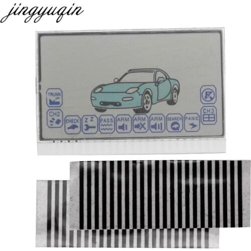 Jingyuqin A6 LCD Display Screen for Starlionr A6 Twage Car Remote Control LCD Keychain Flexible Cable