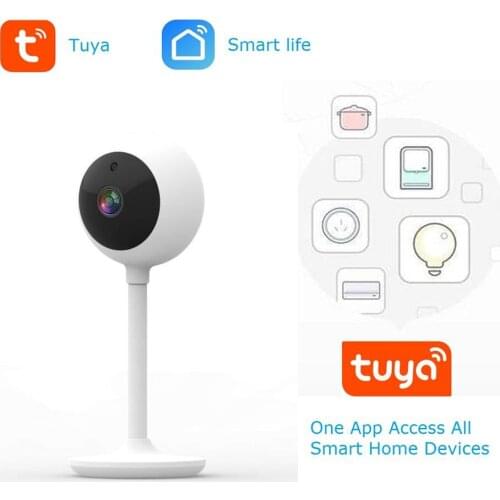 Wouwon HD 1080p Indoor Mini IP Camera Wireless Wifi Security Surveillance CCTV Camera Baby Monitor Alarm Picture Tuya Smart App
