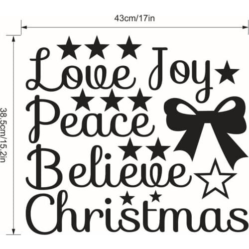 KUCADA Christmas tree wall sticker for living room decal home decoration removable wallpaper mural art decor WP1990