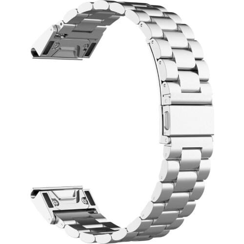 Stainless Steel Metal Watch Band Strap For Garmin Fenix 6 6X 945 MARQ Series Replace Strap Quick Fit Wristband 22mm/26mm