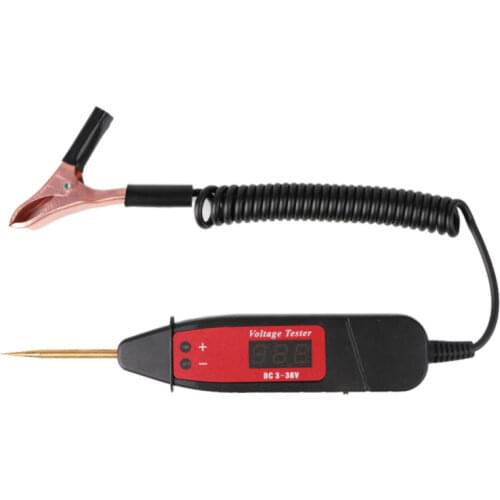 3-36V Digital Power Probe Multi Function Fuse Line Battery Voltage Circuit Test Pen Electroscope Automotive Scanner Car Tools