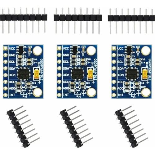 Axis Accelerometer Gyroscope Sensor Module 16bit Ad Converter Data Output Iic I2c Diy Kit For Arduino