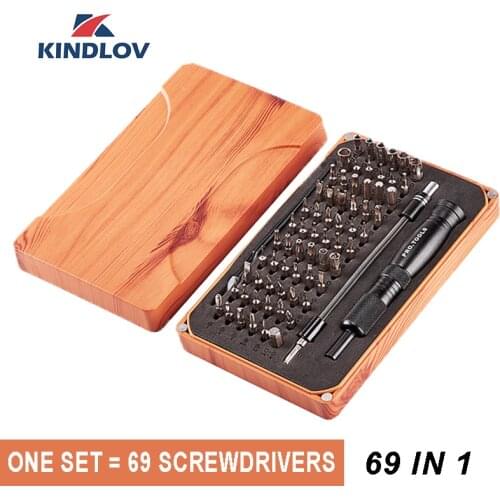 KINDLOV Screwdriver Set 69 In 1 Precision Destornillador Multi-function Magnetic Screw Driver Bits Disassembly Repair Hand Tools