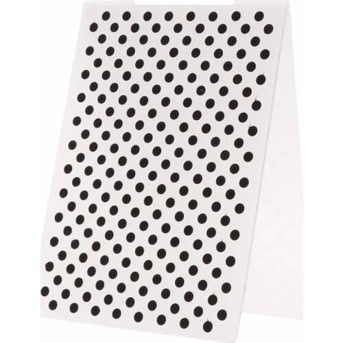 Plastic Embossing Folder Template for DIY Scrapbook Photo Album Card Paper Craft Dot Pattern-S001