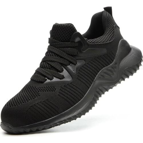 European Standard Steel Toe Work Safety Shoes Construction Steel Labor Shoes Safety Non-slip Men Boots Puncture-proof Work Shoes