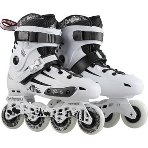 SkatesAdult Inline skates Adult Flats College Student Roller skates Fancy skates Men and women Flash