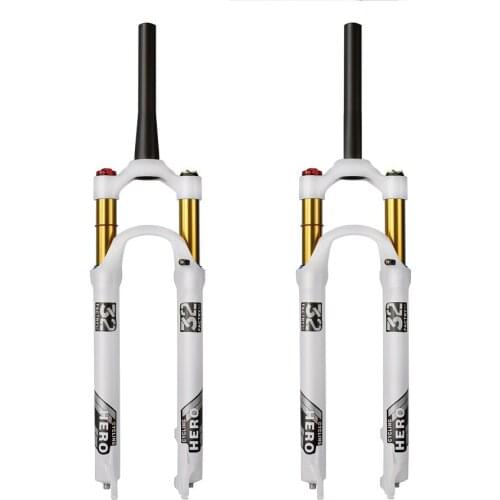 Cycling hero Mountain Bike Air Fork Suspension Plug Magnesium Alloy Air Fork 26 27.5 29 Inch 120-120MM High Quality