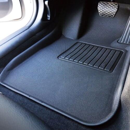 Waterproof luxury TPR TPE custom 3d tesla model 3 car floor mat carpet