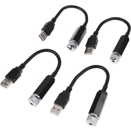 Car Roof Star Light Interior LED Starry Laser Atmosphere Ambient Projector USB Auto Decoration Night Home Decor Galaxy Lights