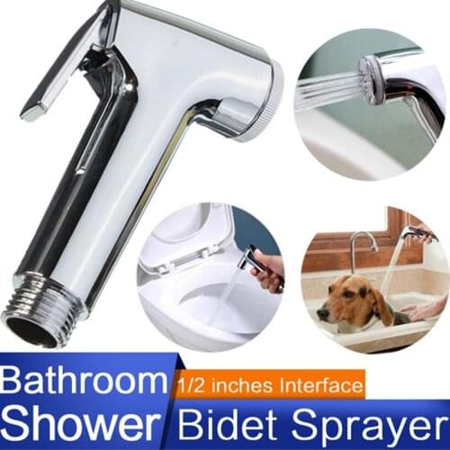 1Pcs Stainless Steel Handheld Toilet Bathroom Bidet Sprayer Shower Head Water Nozzle Spray Sprinkler Bathroom Accessories