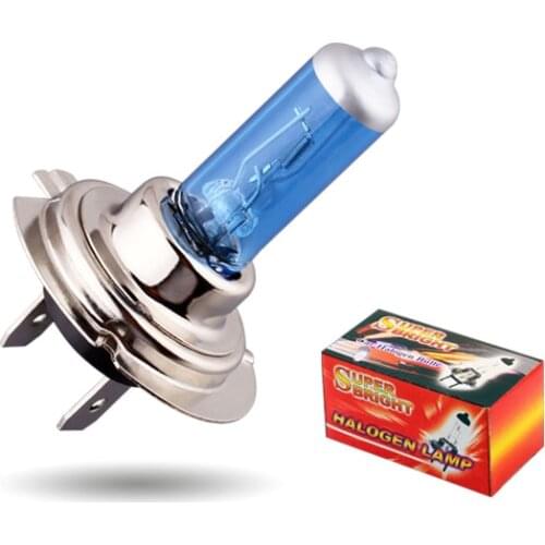 10pcs H7 100W 12V Super Bright White Fog Lights Halogen Bulb High Power Car Headlights Lamp Car Light Source parking
