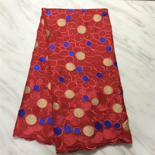 2021 High Quality Stone Water Soluble Embroidery African Cord French Guipure Swiss Cotton Lace Fabric For Dress 5y/Lot P12736
