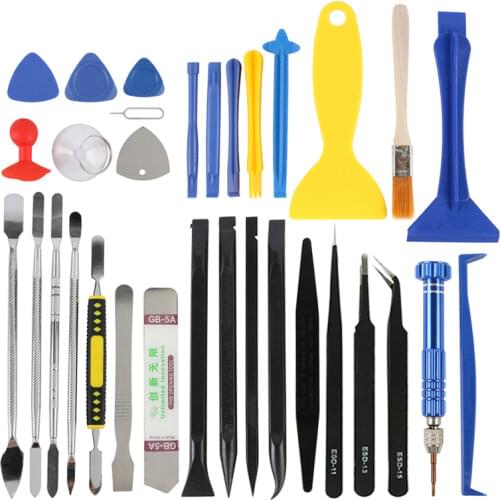 33 In 1 Smart Cell Mobile Phone Notebook Tablet Pry Repair Disassembly Tool Kit Set Screwdrivers Set For IPhone Samsung IPad HTC