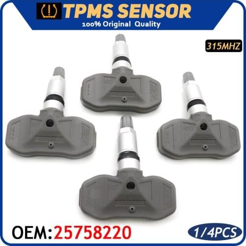 Car TPMS Tire Pressure Sensor Alarm Monitor Systems 25758220 For Cadillac STS XLR Chevrolet Corvette 2003-2011 3.6L 4.4L 315Mhz