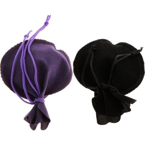 50pcs Velvet Drawstring Bags Jewelry Xmas Gift Pouch Cucurbit Shape 7 X 8cm