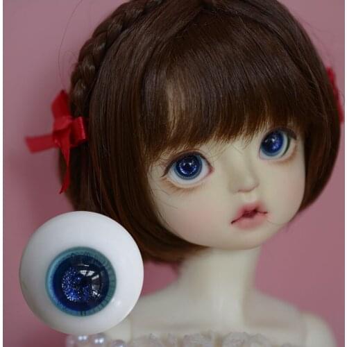 BJD Doll Eyeballs Suitable for 1-3 1-4 1-6 size beads azure flashing pupil eyes Doll accessories