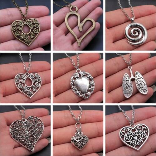 1 Piece chains necklace Heart And Organ fashion necklaces pendant match mens pendant necklaces pendants