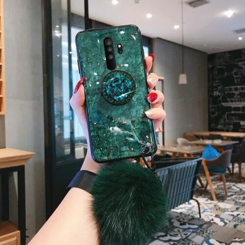 Luxury Epoxy Gold Foil Gem Glitter Case For Xiaomi Mi Poco X3 NFC F2 10T 9T Note 10 Pro 9 8 A3 Lite CC9 Pro Redmi 9A 9C 8A Case