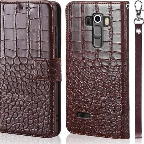 For LG G4S Crocodile Grain Flip Leather Phone Case For LG G4 Beat H736 H735 H735DS H735AR H731 magnet clasp phone cover