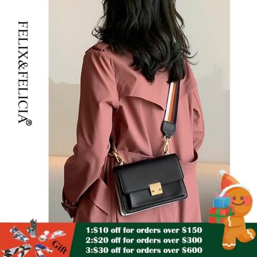 FELIX&FELICIA New Fashion Women Shoulder Designer Luxury Bag Ladies Casual Genuine Leather Crossbody Square Messenger Small Bags