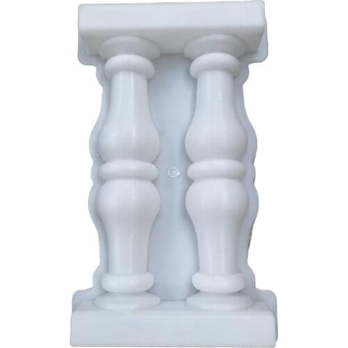 Hot XD-50X28X7cm Roman Column Mould DIY Paving Molds Balcony Fence Garden Pool Cement Railing Plaster Concrete Mould Guardrail