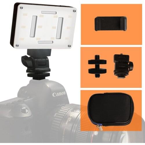 GSKAIWEN Pocket Mini LED Video Studio Dimmable Light,Built-in Lithium Battery Photo Fill Selife Light For Camera/Phone Shooting