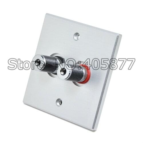 Hi-End Home theater carbon fiber one way Wall binding post hifi rca jack socket audiophile binding post on the wall