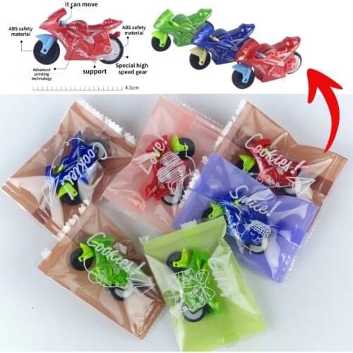 1/3/6PCS Mini 4.5CM Boy Interesting Toy Moto Car voitur Inertial High-Speed Pull Back Children Birthday Gift Girl Model Fun Cute