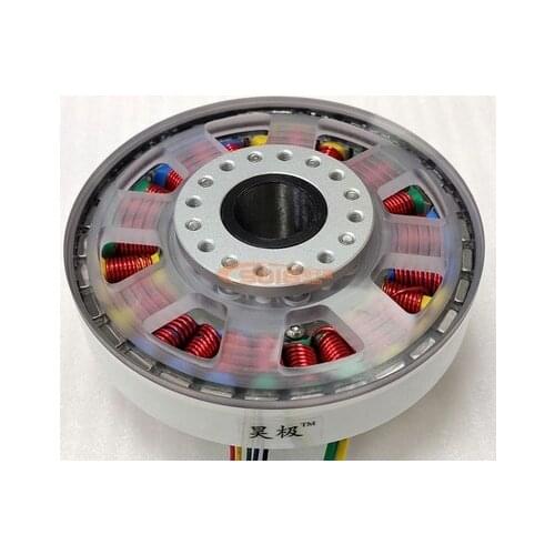 Disc 300W brushless DC motor 27N24P flat hollow shaft direct drive motor with Hall felt