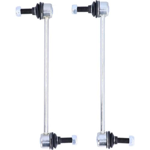 Rocker End Link Pair Sway Bar Link Left and Right Black Iron K80899 Replacement for Ford Mustang All Models 2005‑2014