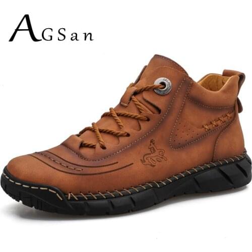Autumn Winter Men Fashion Boots Ankle Martin Boots Waterproof Outdoor Sneakers High Top Casual Shoes Plus Size 38-48 Zapatos