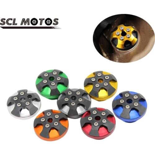 SCL MOTOS 1PC M20*2.5 Motorcycle CNC Engine Oil Cap Cover For KAWASAKI Z1000 Z800 YAMAHA MT03 R25 R3 MT07 MT09