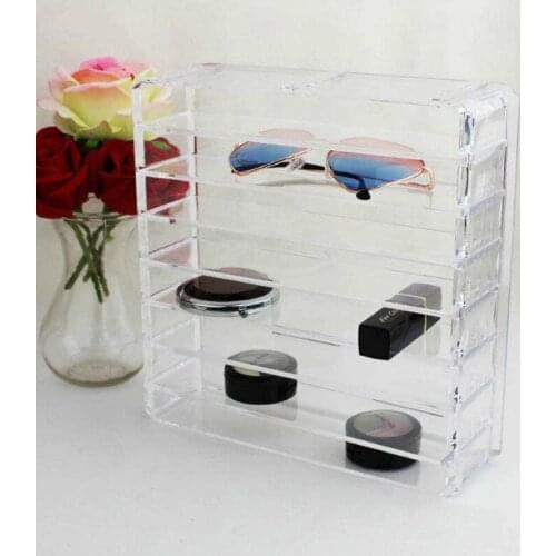 Multi-layer Lipstick Box Acrylic Lipstick Holder Makeup Organizer Case Cosmetics Storage Box Sundries Rack Box