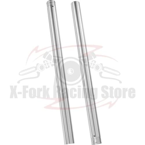 Front Fork Tubes Pair Inner Shock Pipes Silver Pair For Honda CB1300DX X4 SC38 51410-MAZ-003 43X687mm