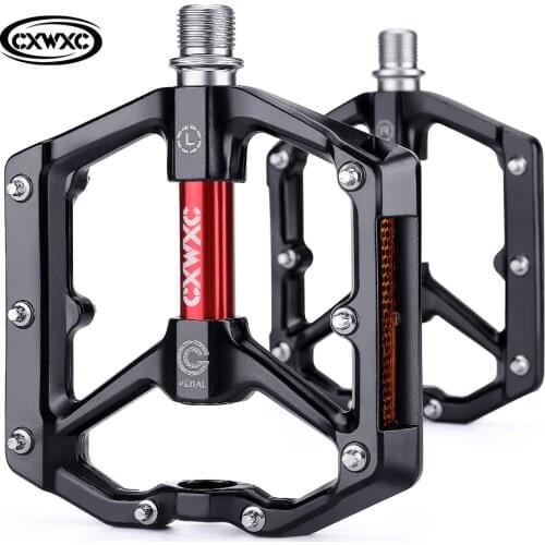 Flat Platform Bicycle Pedals Aluminum Pedal For MTB Mountain Urban BMX Hybrid Bikes Parts Sealed Bearing All-round Bike Pedals