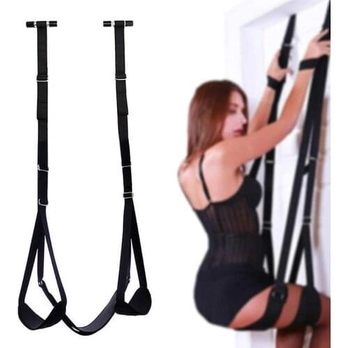 Adjustable Nylon Swing Seat Aerial Yoga Training Belt Fun Game Cushion Fitness Practicing Belt Swing Belt for Adults