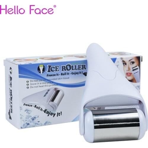 Ice Roller Massager Facial care Beauty Instrument Stainless Steel Ice Roller Lift Firming Face Relief Fatigue Skin Care